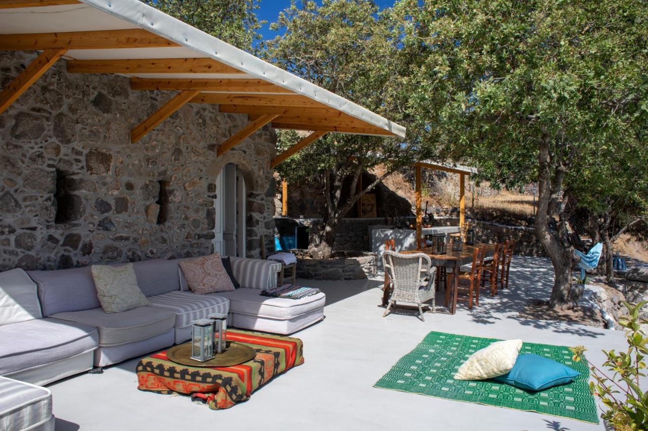 My Old Stone House In A 2 000 Sqm Private Garden With Fab Glamping Tent Mandraki  Exterior photo
