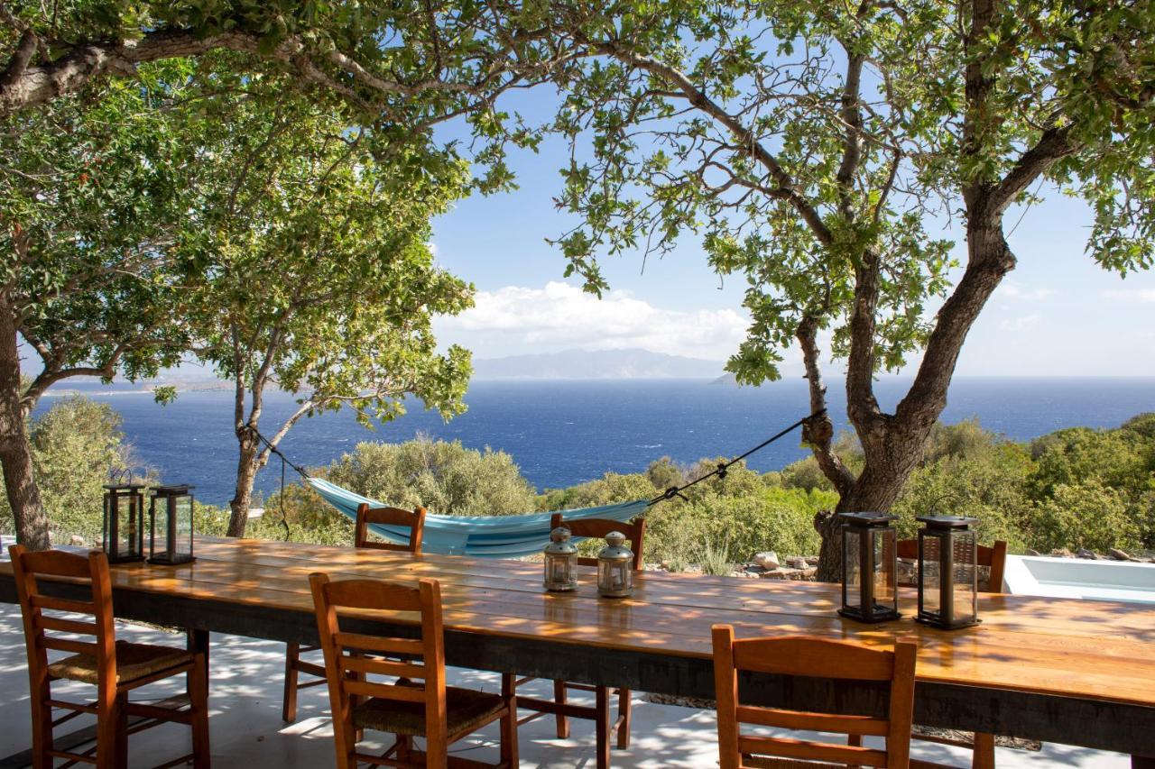 My Old Stone House In A 2 000 Sqm Private Garden With Fab Glamping Tent Mandraki  Exterior photo